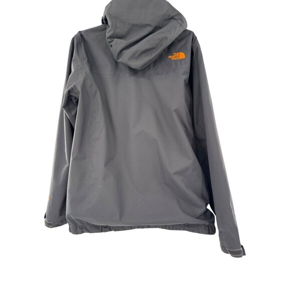 The North Face Mens HyVent Gray Jacket Removable Hood Shell only Size L - Picture 2 of 15